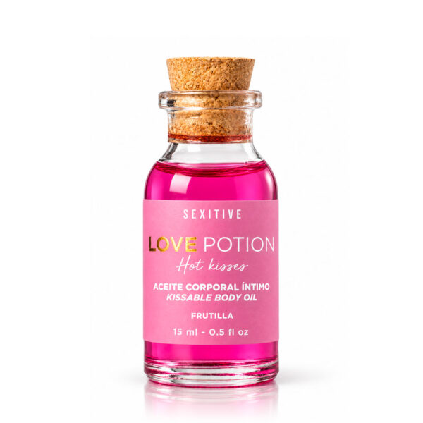 MINI Aceite Comestible Love Potion Frutilla - 15 ml