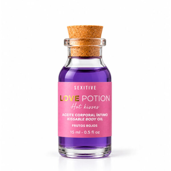 MINI Aceite Comestible Love Potion Frutos Rojos - 15 ml