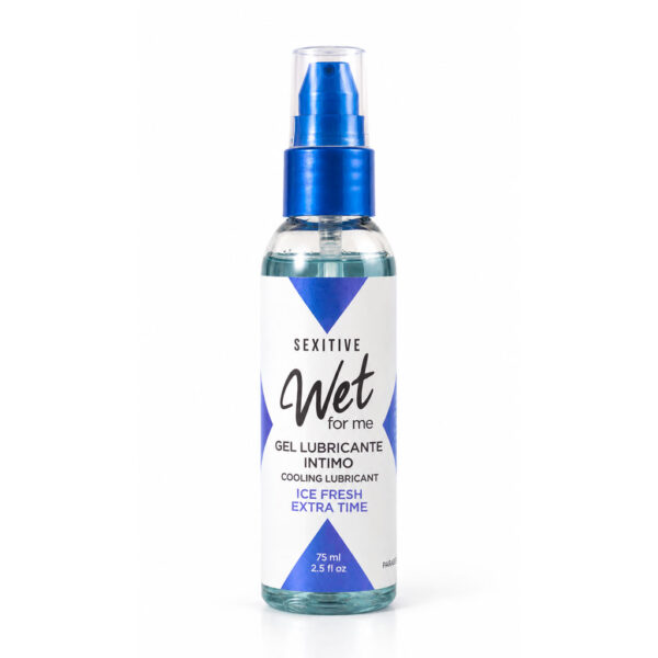 Gel Lubricante Wet Ice Fresh EXTRA TIME - 75 ml