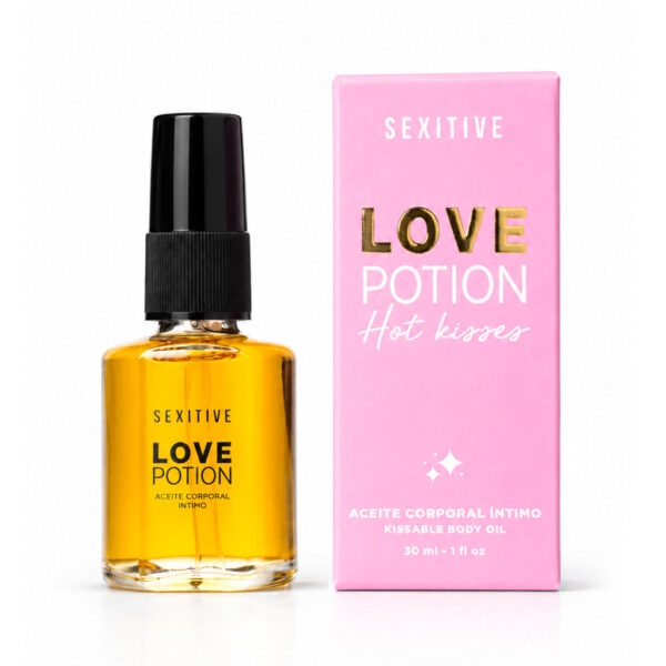 Aceite Comestible Love Potion Champagne y Frambuesa - 30 ml