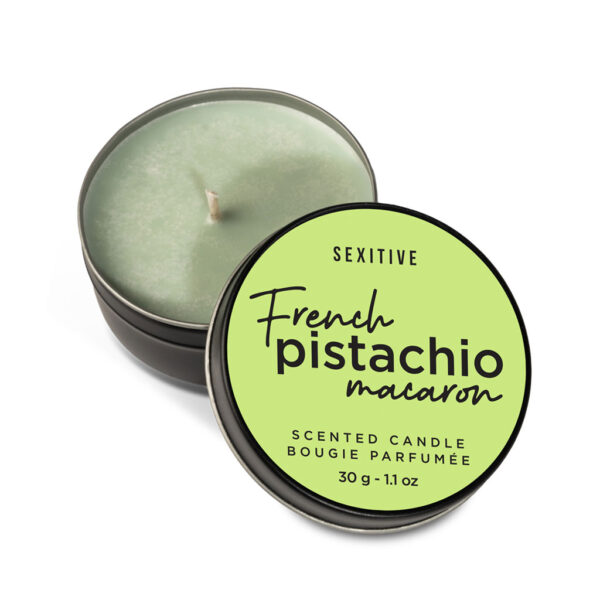Massage Candle French Pistachio Macaron - 30 gr