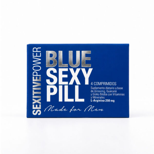 SEXY PILL BLUE - 4 Cápsulas