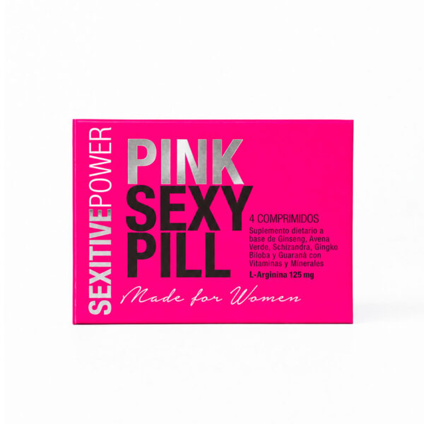 SEXY PILL PINK - 4 Cápsulas