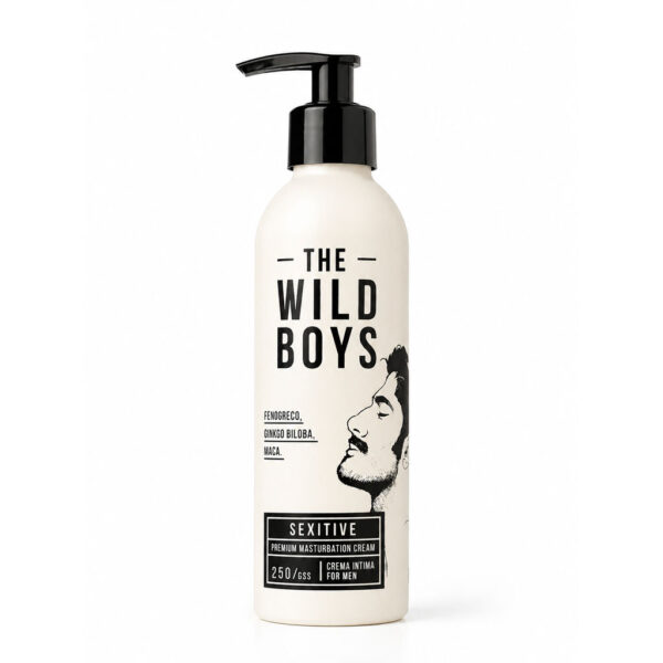 20% OFF - Crema intima for men The Wild Boys con Fenogreco, Ginkgo & Maca – 250grs