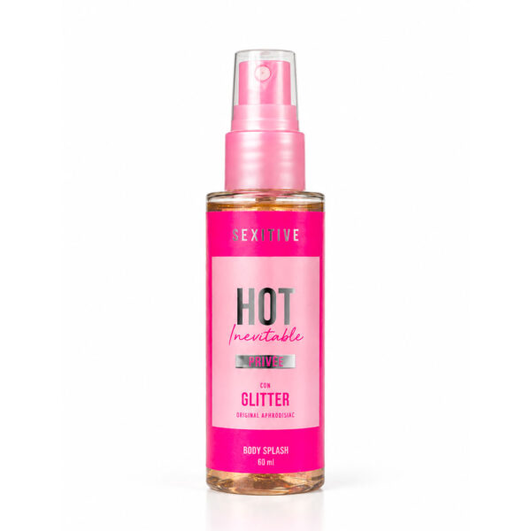 Body Splash Hot Inevitable Privée con glitter - 60ml