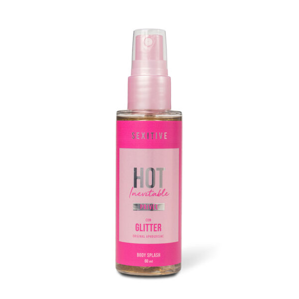 Body Splash Hot Inevitable Privée con glitter - 60ml