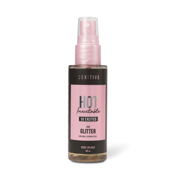 Body Splash Hot Inevitable So Excited con glitter - 60ml