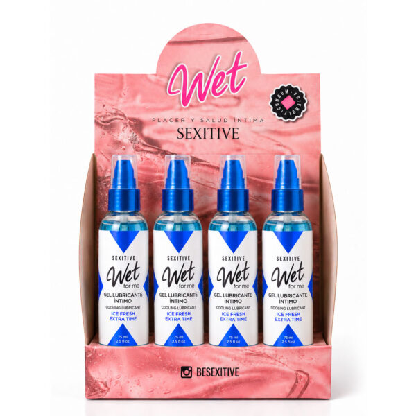Pack 12 unidades Wet Ice Fresh 75ml + Caja exhibidora de regalo
