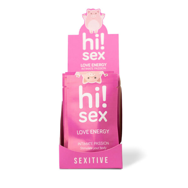 Hi! Sex - LOVE ENERGY - 10 blísters x 2 cápsulas + Caja Exhibidora