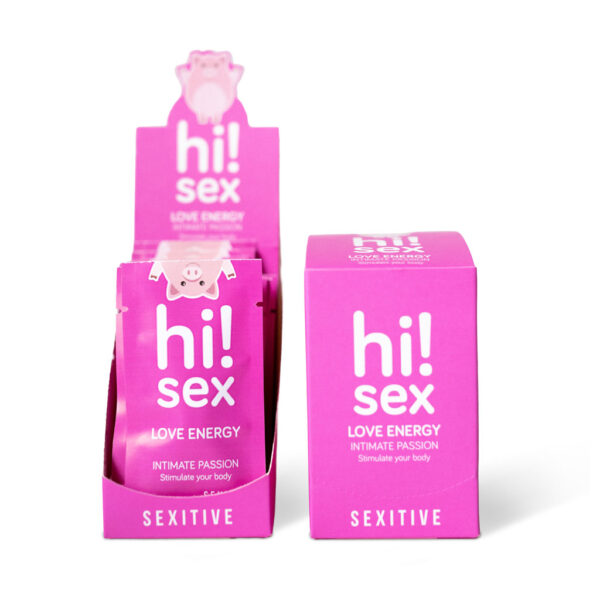 Hi! Sex - LOVE ENERGY - 10 blísters x 2 cápsulas + Caja Exhibidora