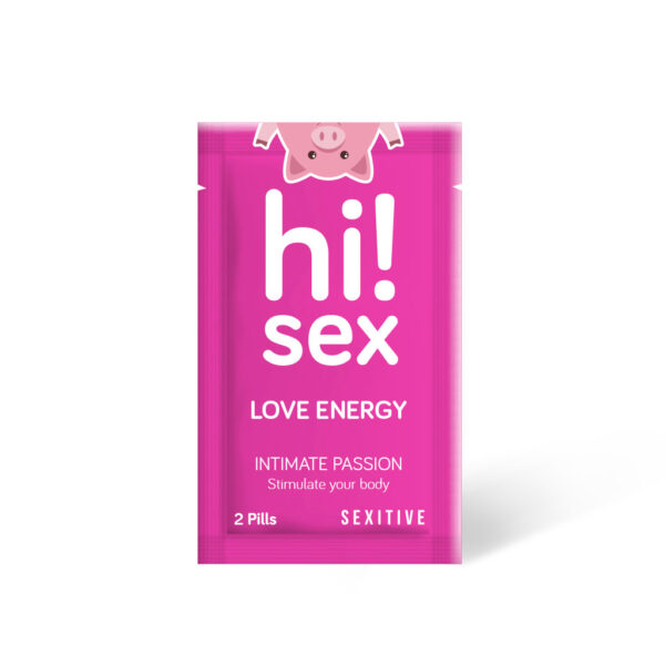 Hi! Sex - LOVE ENERGY - 10 blísters x 2 cápsulas + Caja Exhibidora