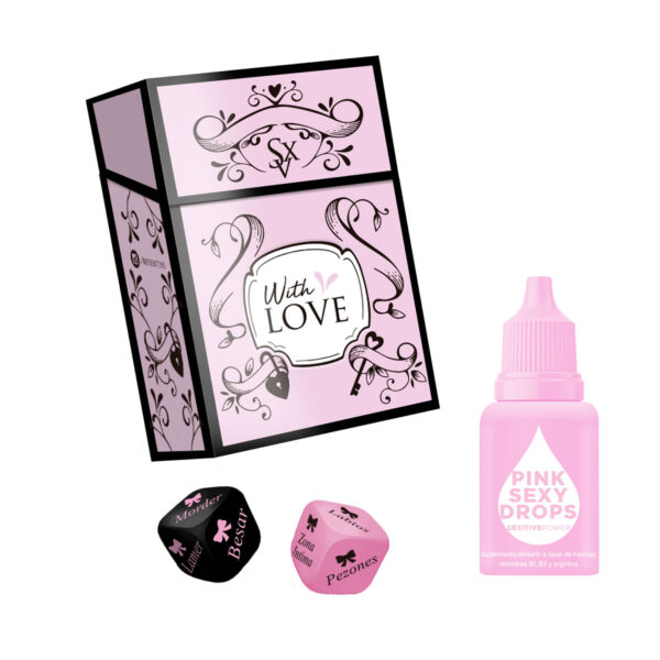 Love Kit Pink Sexy Drops! + Dados Clasicos