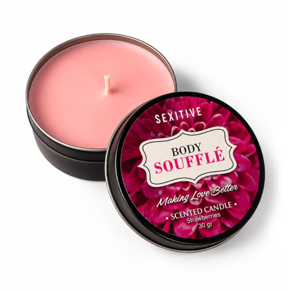 Massage Candle Body Souffle Strawberries - 30 gr