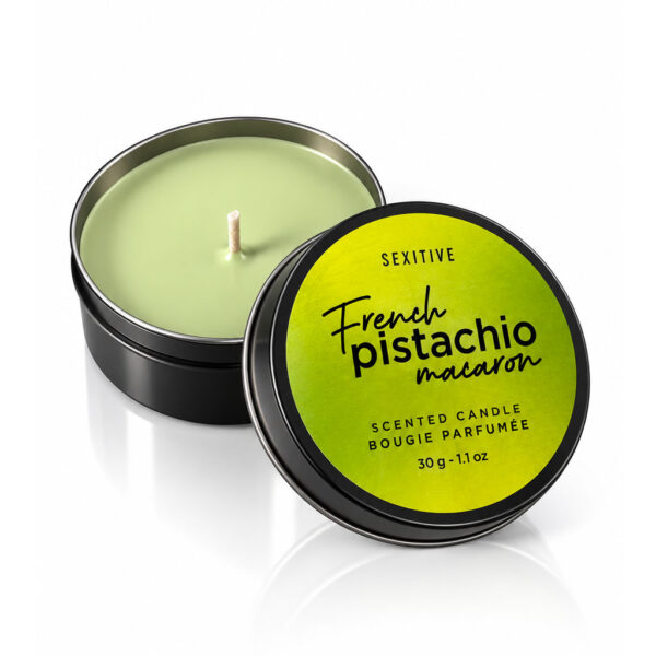 Massage Candle French Pistachio Macaron - 30 gr