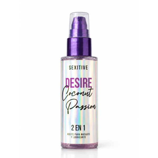 Aceite y Lubricante Desire Coconut 2 en 1 - 60ml