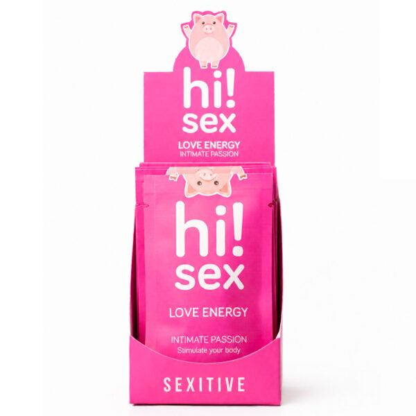 20% OFF - Hi! Sex LOVE ENERGY 10 blísters x 2 cápsulas + Caja Exhibidora