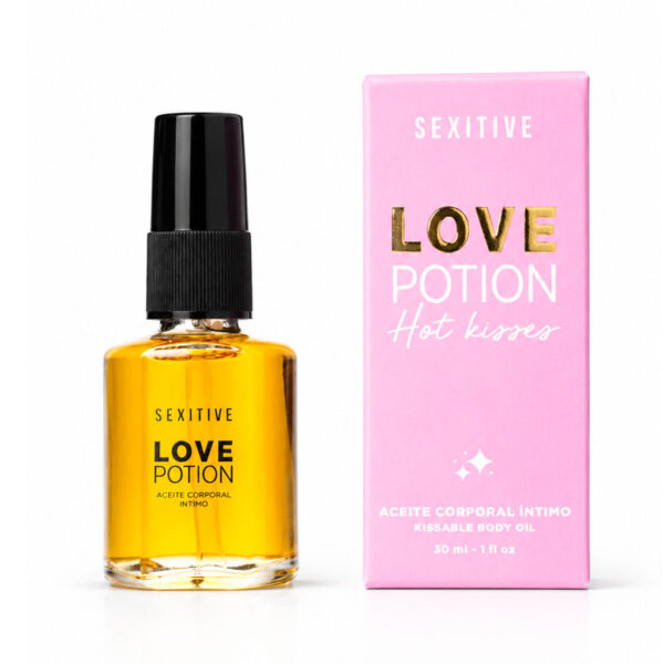 Aceite Comestible Love Potion Champagne y Frambuesa - 30 ml